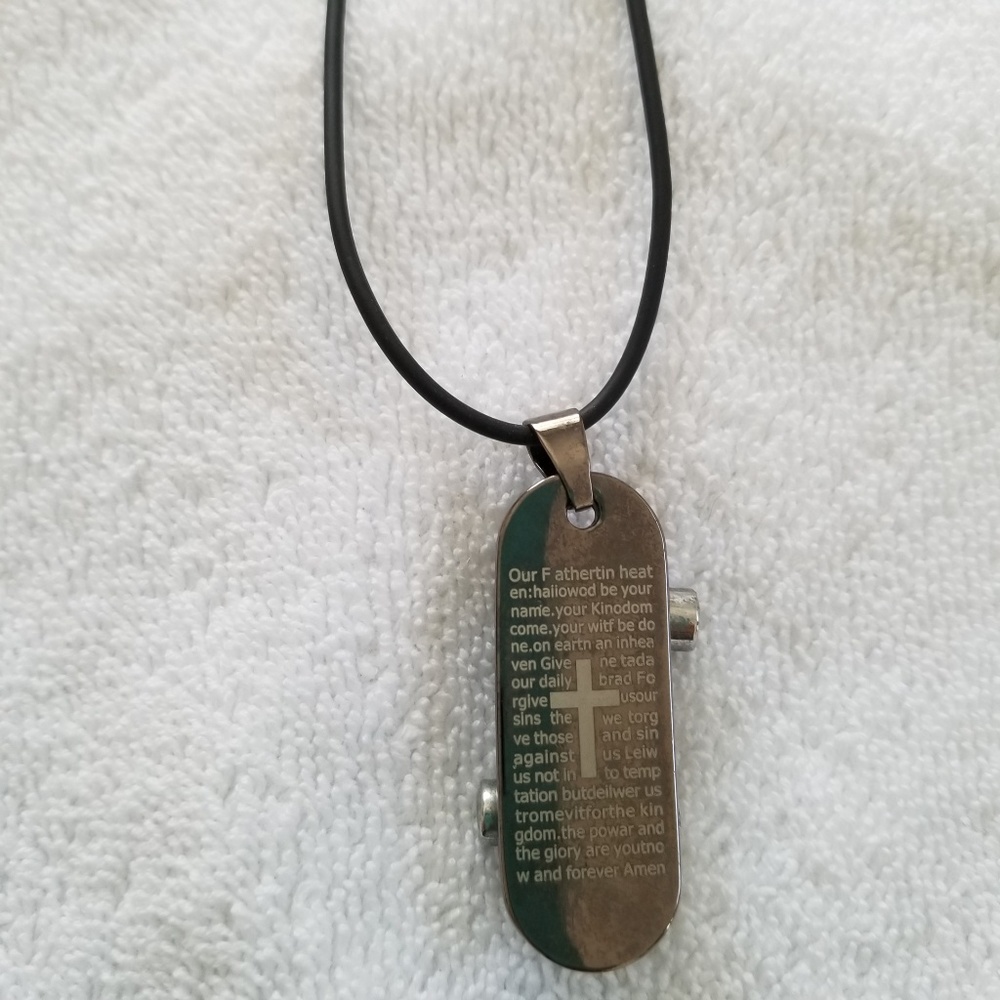 Skateboard necklace